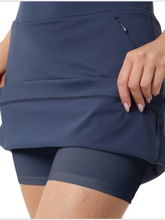 32 Degrees Classic Black Skort with Pockets - Picture 6 of 16